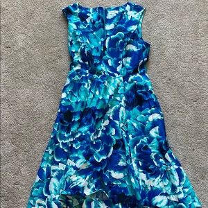 Calvin Klein floral cocktail dress